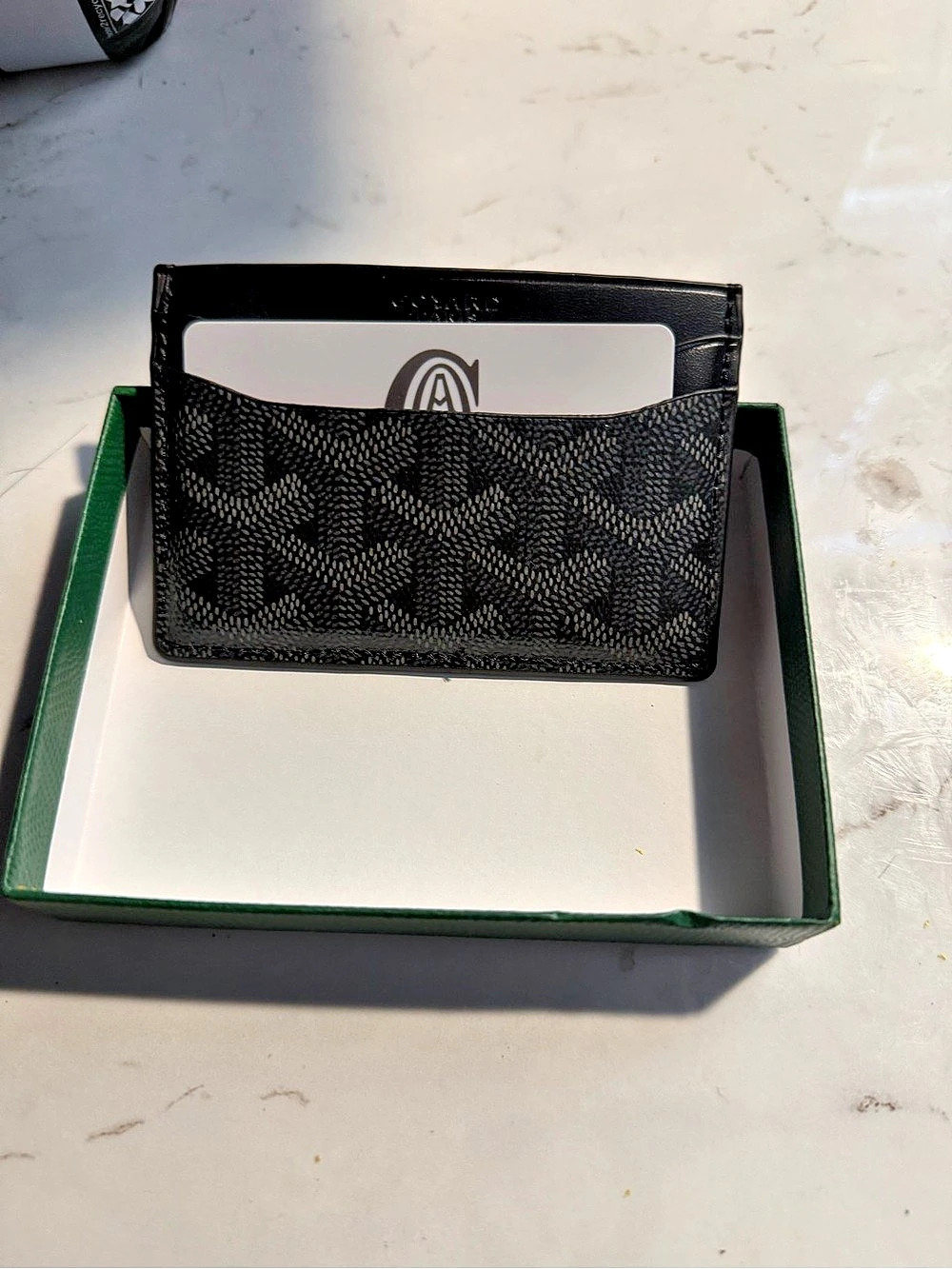 Goyard Saint Sulpice Card Holder in Black